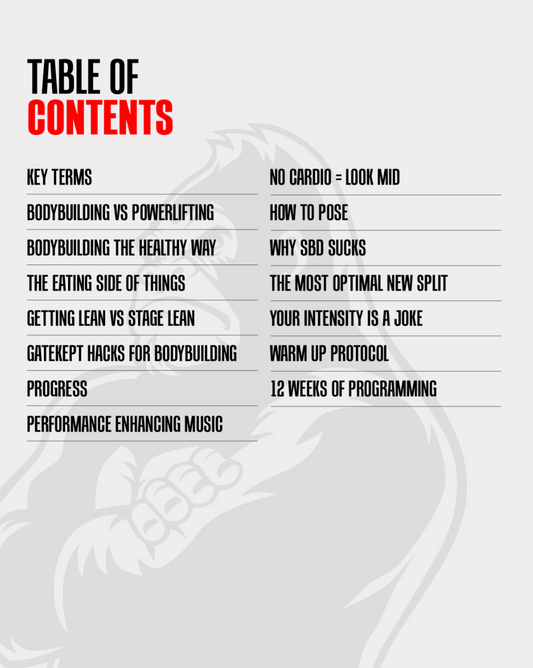 Anabolic Bodybuilding Program